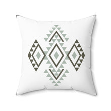 Load image into Gallery viewer, Boho Aztec Olive Accent Pillow