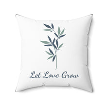 Load image into Gallery viewer, Botanical Green Leaves Accent Pillow