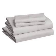 Load image into Gallery viewer, Solid Light Grey Deep Pocket 4 Piece Sheet Set