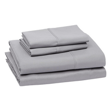 Load image into Gallery viewer, Solid Grey Deep Pocket 4 Piece Sheet Set