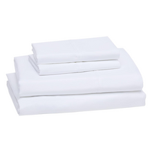 Load image into Gallery viewer, Solid White Deep Pocket 4 Piece Sheet Set