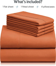 Load image into Gallery viewer, Autumn Orange Deep Pocket 6 Piece Sheet Set