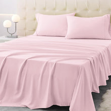 Load image into Gallery viewer, Pink Deep Pocket 4 Piece Sheet Set