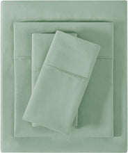 Load image into Gallery viewer, Sage Green Deep Pocket 4 Piece Sheet Set
