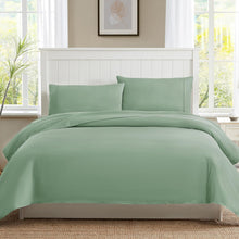 Load image into Gallery viewer, Sage Green Deep Pocket 4 Piece Sheet Set