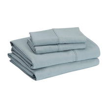 Load image into Gallery viewer, Solid Spa Blue Deep Pocket 4 Piece Sheet Set