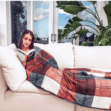 Load image into Gallery viewer, Safdie Weighted Blanket Winter Plaid - Weighted Blanket 10 LBS (4.54 Kg)