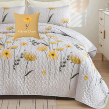 Load image into Gallery viewer, Yellow Floral &quot;A Sweet Dream&quot; Accent Pillow
