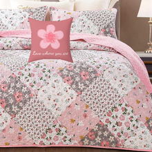 Load image into Gallery viewer, Pink Floral Accent Pillow
