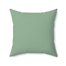 Load image into Gallery viewer, Botanical Green &amp; Gold Accent Pillow
