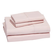 Load image into Gallery viewer, Solid Blush Pink Deep Pocket 4 Piece Sheet Set
