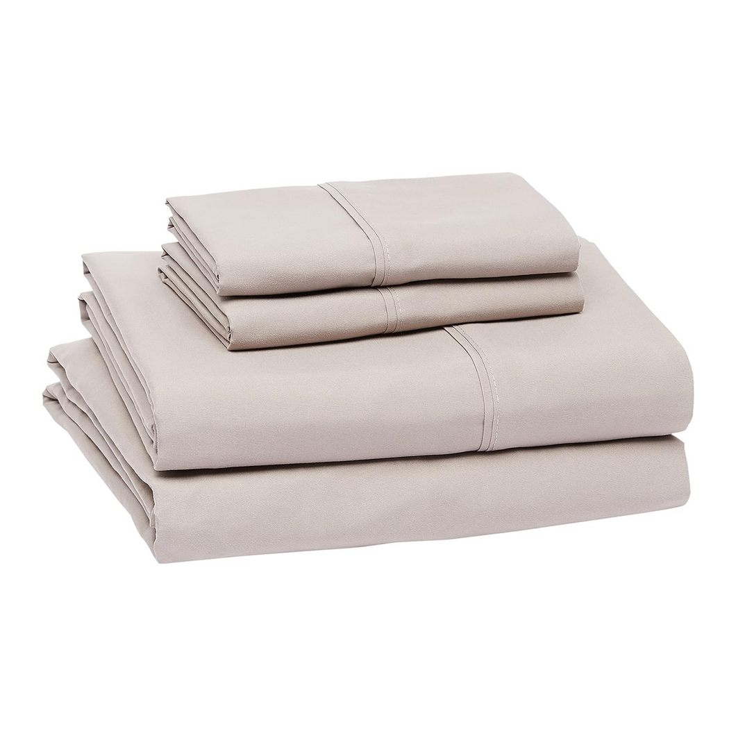 Taupe Deep Pocket 4 Piece Sheet Set