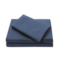 Load image into Gallery viewer, Solid Blue Deep Pocket 4 Piece Sheet Set
