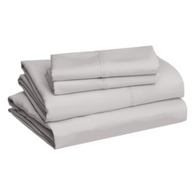 Load image into Gallery viewer, Solid Light Grey Deep Pocket 4 Piece Sheet Set
