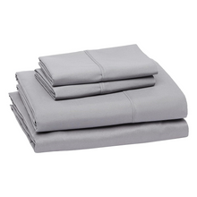Load image into Gallery viewer, Solid Grey Deep Pocket 4 Piece Sheet Set
