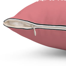 Load image into Gallery viewer, Pink Floral Accent Pillow

