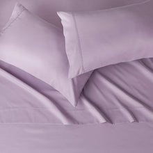 Load image into Gallery viewer, Solid Lavender Deep Pocket 4 Piece Sheet Set

