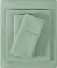 Load image into Gallery viewer, Sage Green Deep Pocket 4 Piece Sheet Set
