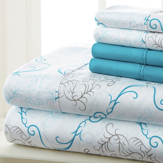 Safdie Sheet Sets Turquoise - 6 Piece Sheet Set