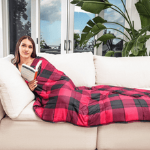 Load image into Gallery viewer, Safdie Weighted Blanket Buffalo Plaid - Weighted Blanket 10 LBS (4.54 Kg)

